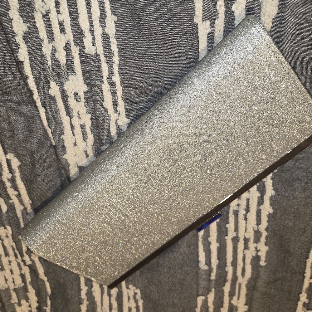 Style & Co. Silver Clutch